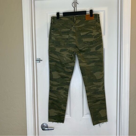Lucky Brand Camo Bridgette Crop Jeans Size 6 Raw Hem - Picture 11 of 11